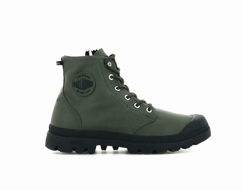 Palladium Pampa Recycle Lite+ Wp+z Mens Waterproof Boots Olive Australia [AIHYPX-536]